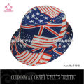 2014 New Design USA Flag Fedora Hat For Kids